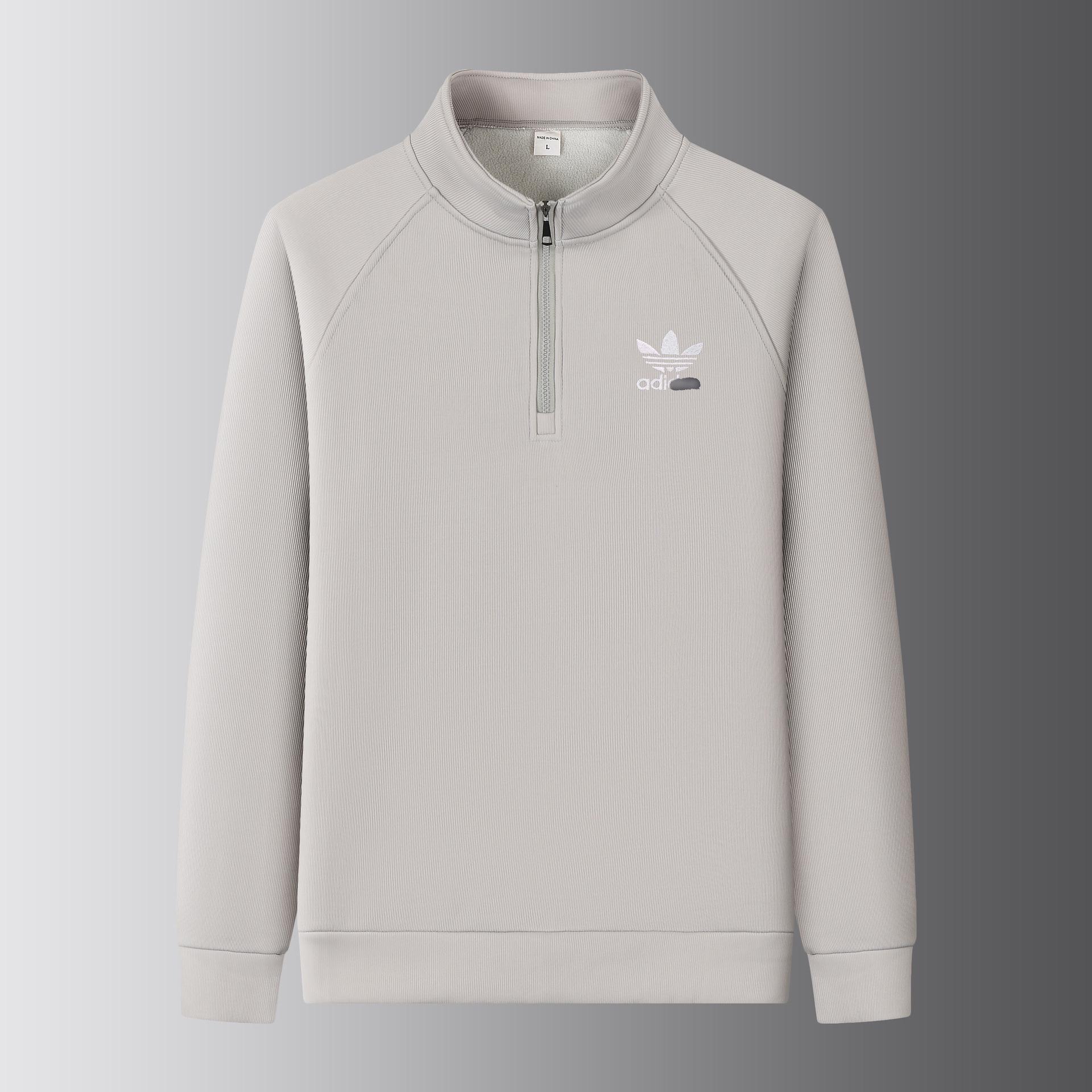 2025 Autumn/Winter Men s Half-Zip Embroidered Casual Sports Pullover XL