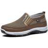 Mocassini Casual da Uomo, Scarpe da Ginnastica, Scarpe da Guida retrò Traspiranti in Mesh, Suola Morbida Vulcanizzata Slip-on, Scarpe Tinta Unita Antiscivolo