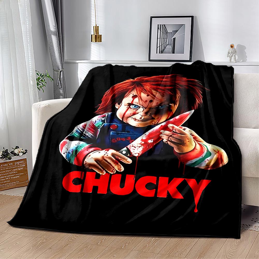 Chucky's Country Adventure Blanket Comfortable Perfect for Sofa Livingroom Couch Four Seasons Multipurpose Stylish Decor Gifts For Family Or Friends