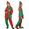 Christmas Adult Costume Christmas Elf Green Elf Couple Suit Holiday Party Costume