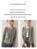 2025 Women's Cashmere Round Neck Loose Knit Sweater - Soft, Fluffy, Versatile Outerwear for Autumn and Winter