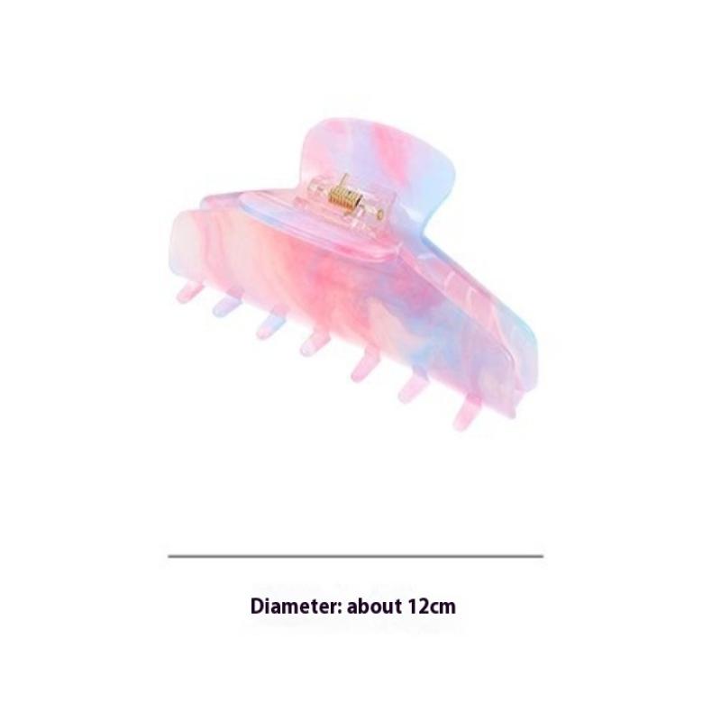 Light Colour Shiny Hair Claw Classic Style Eco-Friendly Acrylic Hair Claw Clips Hair Accessories For Women Girls