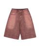 MAKEITTO Cut-Line Denim Bermuda Pants_Pink