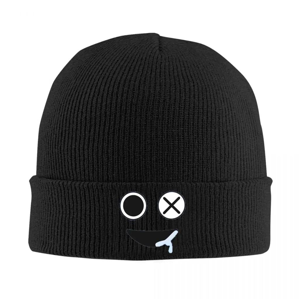 Rainbows Friend Blue Face Hat Autumn Winter Beanies Warm Cartoon Game Cap Men Women Acrylic Knitted Caps