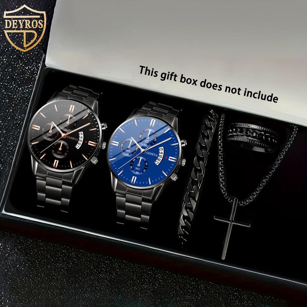 

Watch Accessories Five-Piece Men S Watch Steel Belt Men S Quartz Watch