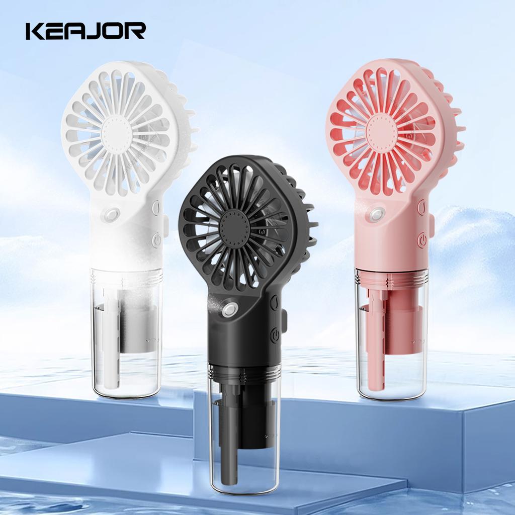 Mini Handheld Fan Portable Water Spray Mist Fan USB Rechargeable Personal Hand Small Fan Outdoor Travel Portable Mini Pocket Fan