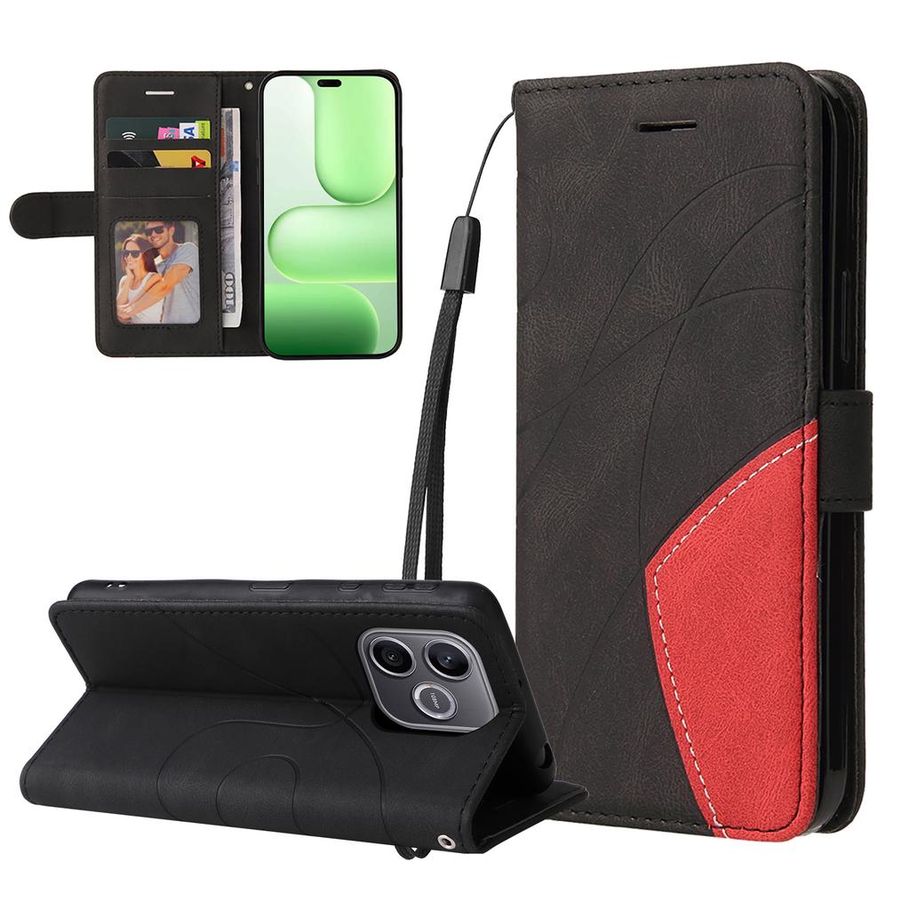 Dla OnePlus Pad Lite/Oppo Pad SE Skórzane Etui Wzór Drukowany Podstawka Pokrowiec na Tablet z Kieszeniami na Karty