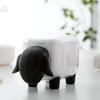 Cute Cartoon Stationery Cotton Swab Makeup Cotton Storage Box Holder   (White Sheep)