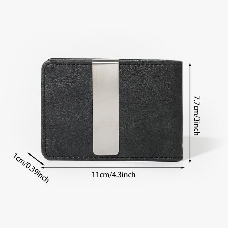 Women and men pu leather wallet multi-functional wallet card case card holder