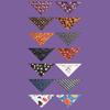 4lots Halloweens Triangular Scarf Permeable Pet Neckerchief Dog Triangles Bib for Dogs Regulable Neck