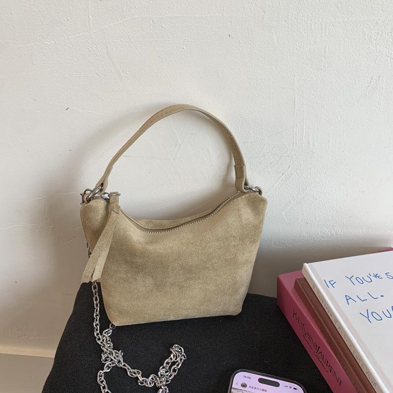 

Ретро матовая сумочка нишевая сумка подмышку женская сумка новая сумка через плечо универсальная модная цепочка сумка-мессенджер хаки