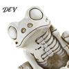 Resin Gothic Home Ornaments Halloween Skeleton Frog Figurine, Animal Bone Statue for Bar Haunted Oddity Curiosities Decor House, Spooky Ornament,