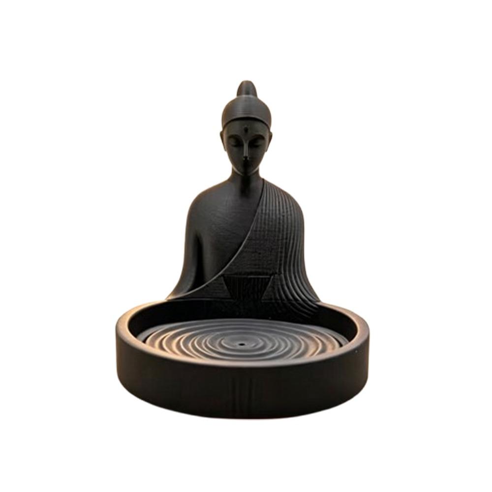 Meditating Monk Chinese Incense Stick Holder Zen Style Stick Incense Holder Meditation Room