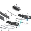 Air Intake Grille Trim for BMW 3 Series F35 Front Bumper (51117396843, 51117396844)
