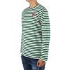 Comme des Garçons PLAY COMME Des GARCONS PLAY Striped Long-Sleeve T-Shirt 'Green' Men's AZ-T164-051-3