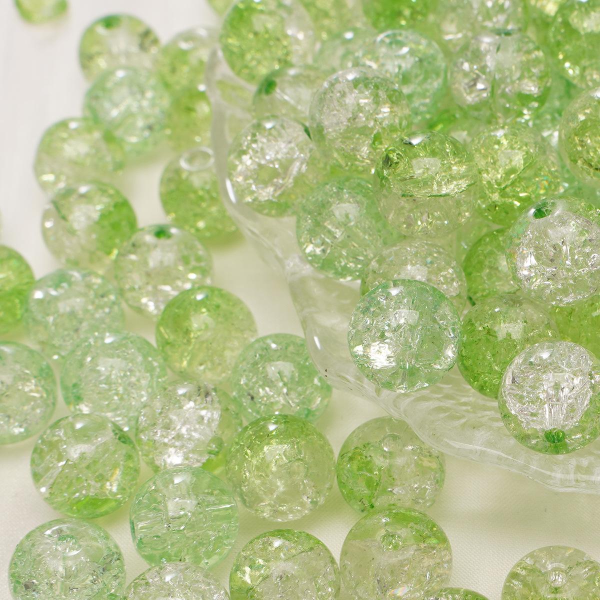 

Стекло Дуплекс Взрыв Кристалл Кракле Бусины Ручной Работы Бисероплетение Материалы Браслет Ожерелье Глазурь Бусины Рассыпчатые Сломанные Бусины Бусины для Изготовления Ювелирных Изделий 8mm About 100 pieces