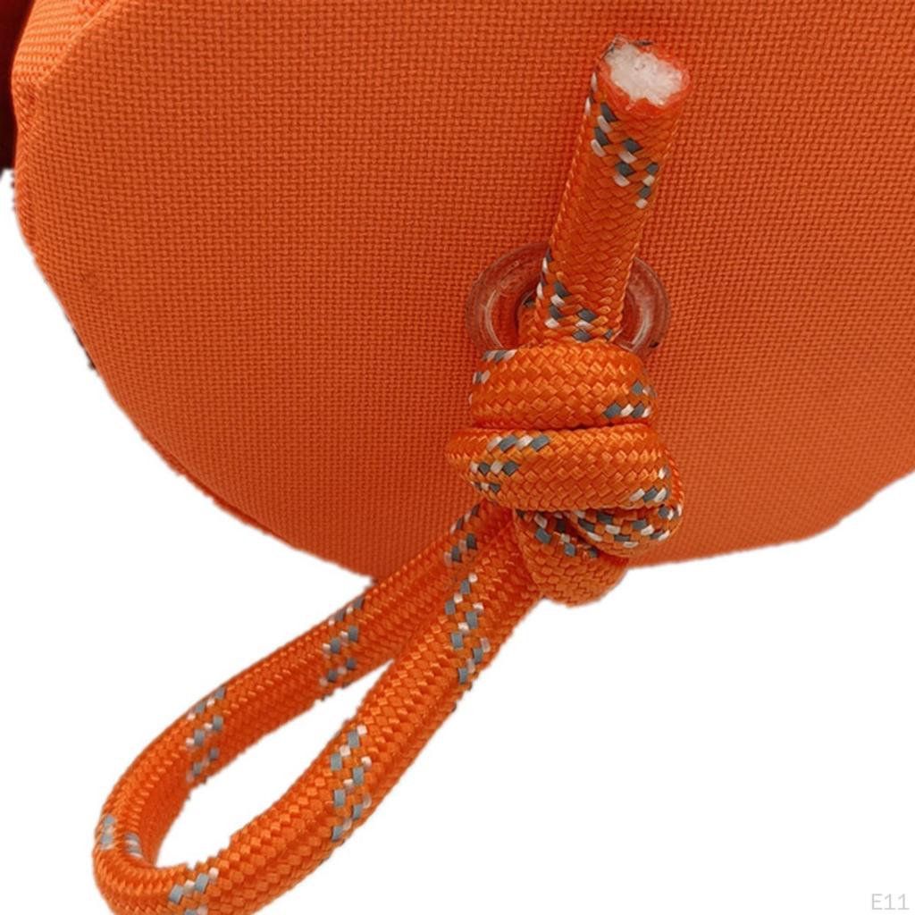 Throwable Rope Throw Bag High Visibility Portable for Swimming Rafting Kayak