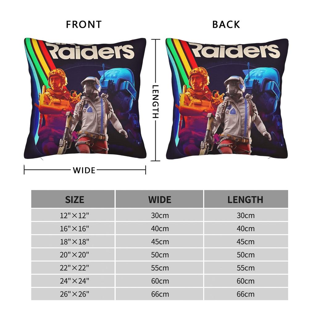 Arc Raiders Rooster Game Pillow Cover  Retro Trendy Pillow Case For Couch Sofa Bedroom Design Cushion Cover Gift