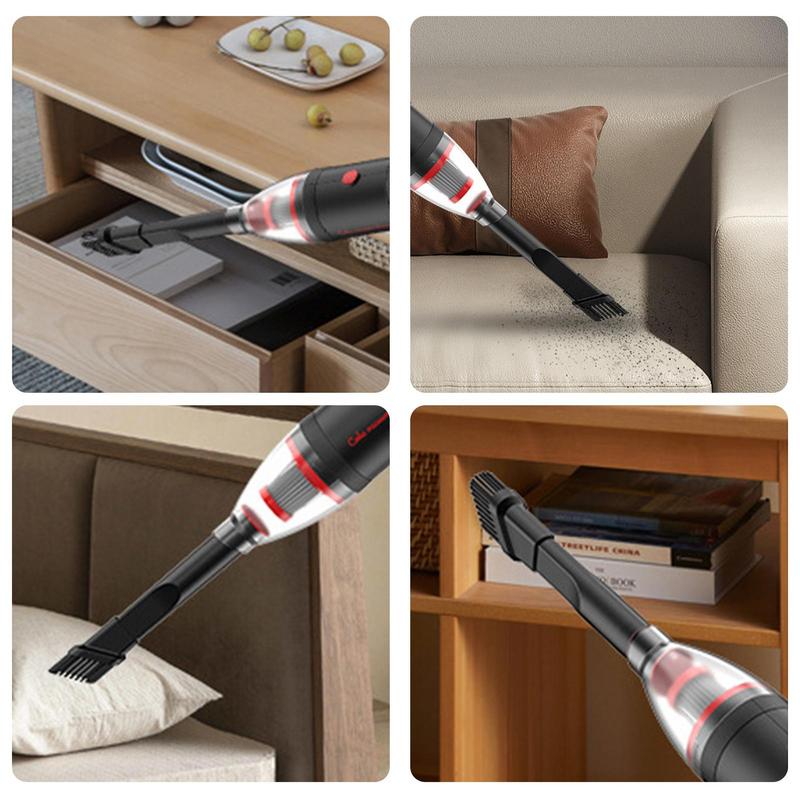 Car Vacuum Cleaner Small Cordless Handheld Car Vacuum Cleaner Convenient Multifunctional Attachments Car Vacuum For Offices And