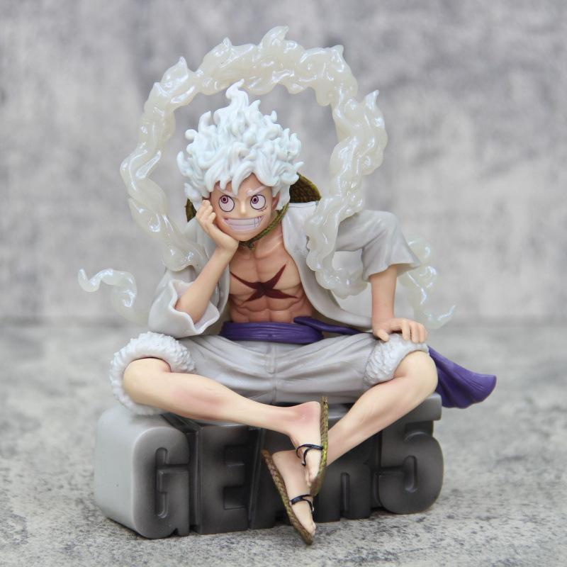 ONE PIECE B-HS Sitting Nika Luffy figure, model chassis, desktop ornament, animation peripheral gifts