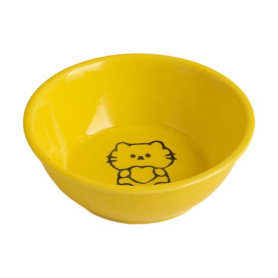 Raised Pet Bowl Ceramic Cat Bowl with Stand Tilted Pet Food Bowl Protect