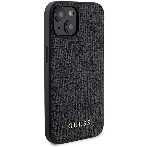 Zestaw Guess Gubpm5P15S4Gemgk Iphone15 6.1 Hardcase + Powerbank 5000Mah Magsafe Czarny/Black 4G Metal Logo