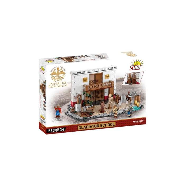 Jeu De Construction - COBI - 20070 - Gladiator School - Marron - À Monter Soi-même