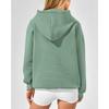 DAFIFY Women's Fashion Casual Solid Color Print Long Sleeve Hooded Hoodies & Sweatshirts