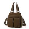 Fashion Soft Leather Large-capacity Travel Backpack, Dual-purpose Single-shoulder Schoolbag