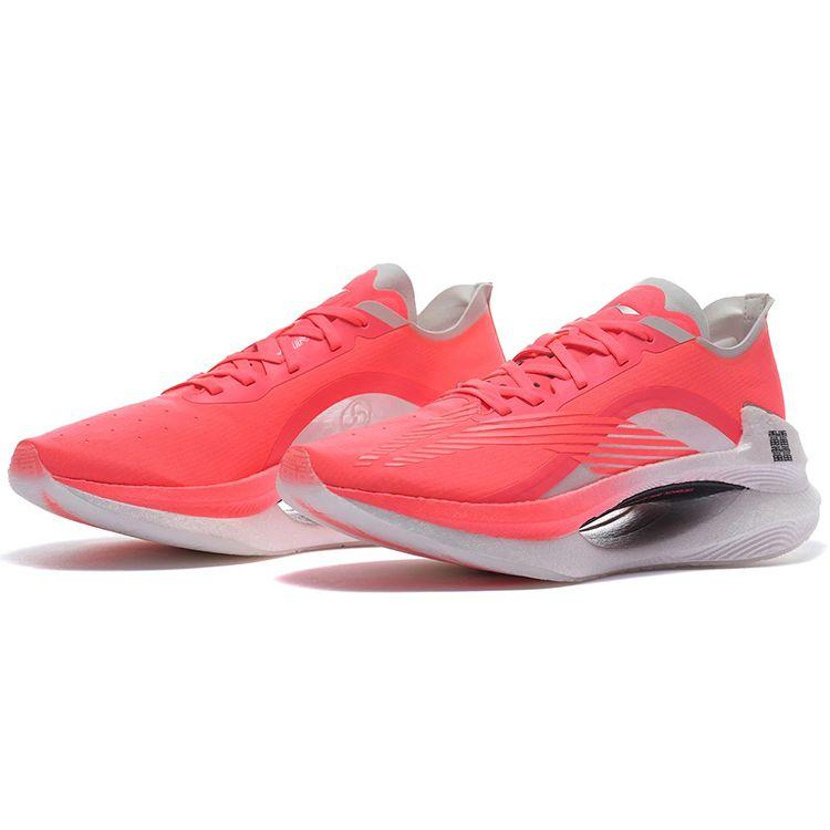 Li Ning Absolute Shadow Competition Day Breathable Low-Top Running Shoes Women sneaker Fluorescent-Pink ARRS002-3