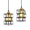 Pendant Light with Wire Amber Stylish Hanging Suitable for Dining Living Single Adjustable Decorative Cover Included Hook Ceiling LED Bulb Included