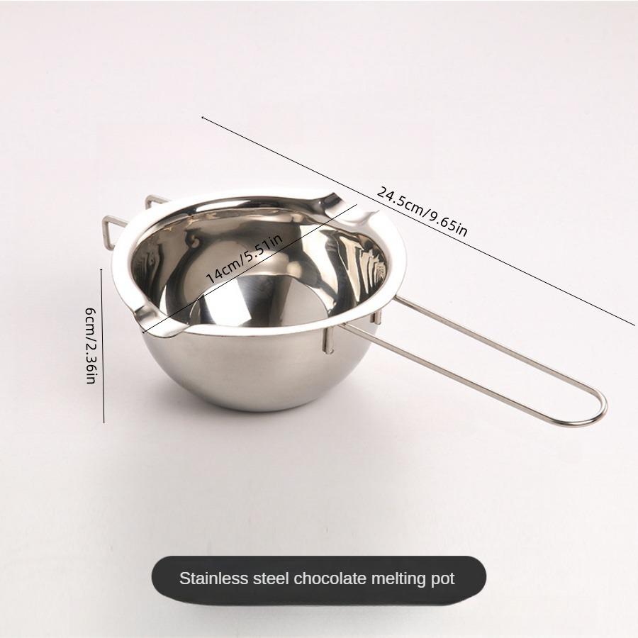 Wholesale Bakeware Wax Candle Candy Melts Chocolate Double Boiler Metal Stainless Steel Chocolate Warmer Melting Bowl