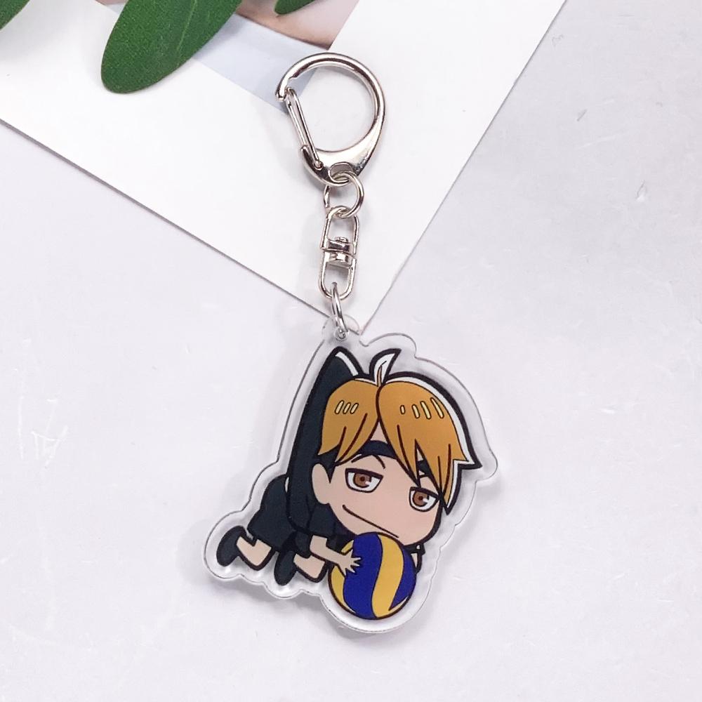 Anime veikėjai Haikyu Akrilinis automobilio raktų pakabukas Aksesuarai Juokingas Kūrybingas Madingas Krepšio pakabukas Kuprinės pakabukas Raktų pakabukas Dovanos gerbėjams