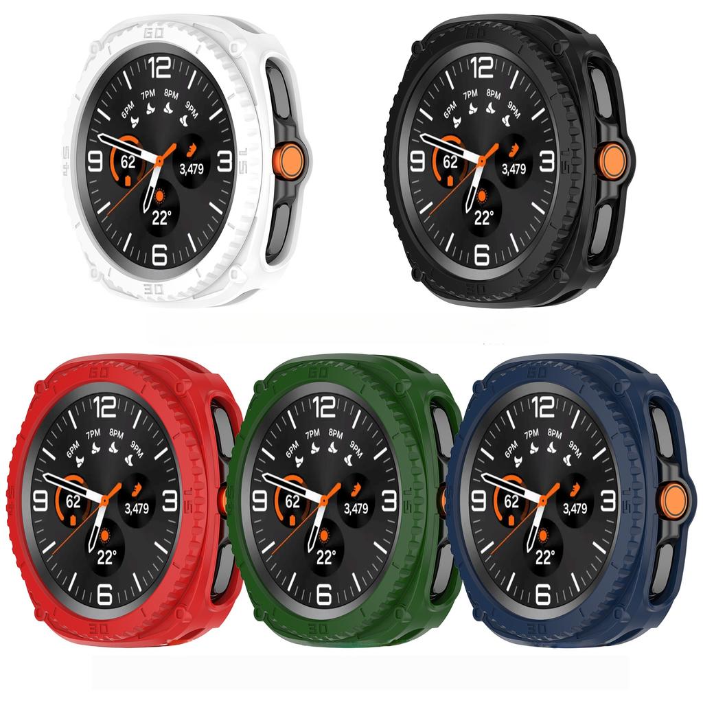 New Silicone Case For Samsung Galaxy Watch 8Classic 46 Protective Cover Shell Watch Strap Watch 8 Soft TPU Protector Accessories