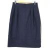Christian Knee-Length Tight Skirt Women's L Navy