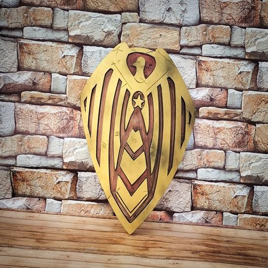 55.88 Cm The Soldier Boy Wooden Shield Superhero Roleplay Shield Comic Cosplay Shield Replica Best For Gift