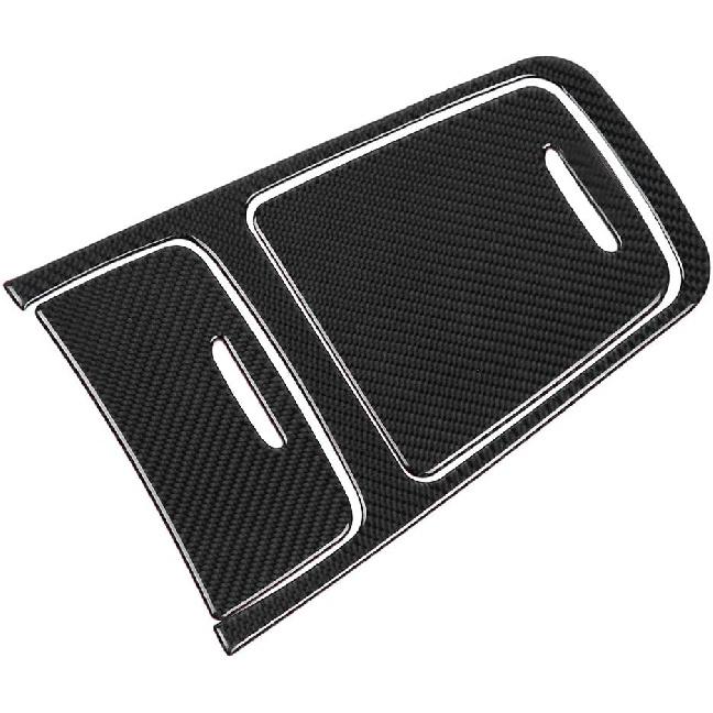 cla 250 accessories,Center Console Auto Panel Trim,Carbon Fiber Central Control Panel Cover Trim Replacement for A Class CLA GLA 2013 2019 Left Drive