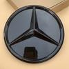 KGH1 Hot 2026 For Benz For Mercedes Benz C W205 A W177 S W217 SL CLA CLS GLA GLB Glossy Black Newest 3D Front Grille Star Emblems Log