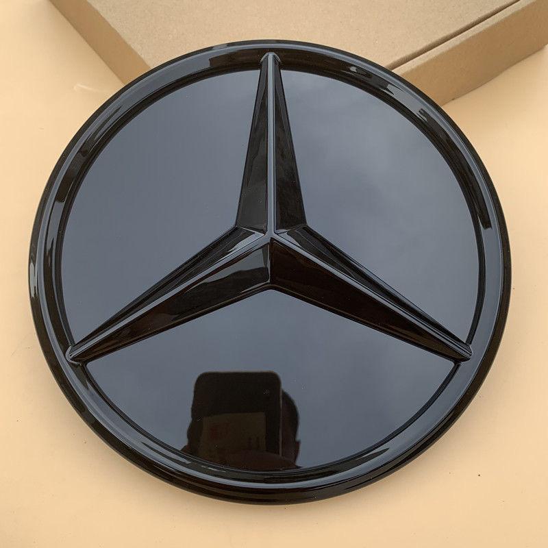 XDFMN1 Hot 2026 For Benz For Mercedes Benz C W205 A W177 S W217 SL CLA CLS GLA GLB Glossy Black Newest 3D Front Grille Star Emblems Log