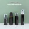 30ml Black Press-Type PET Foaming Facial Cleanser & 60ml Mousse Dispensing Bottle