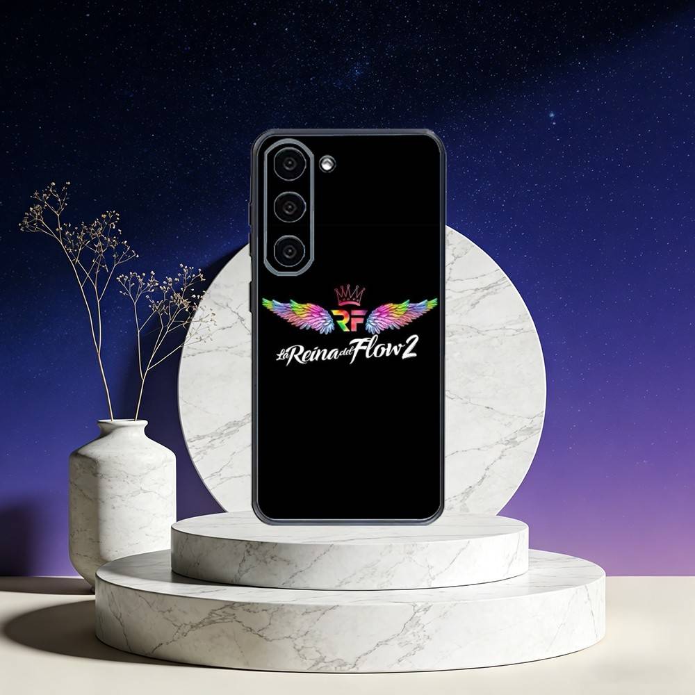 Queen of Flow La Reina Del Flow Phone Case For Samsung Galaxy A73,A72,A71,A70,A53,A52,A51,Others Soft Black Cover