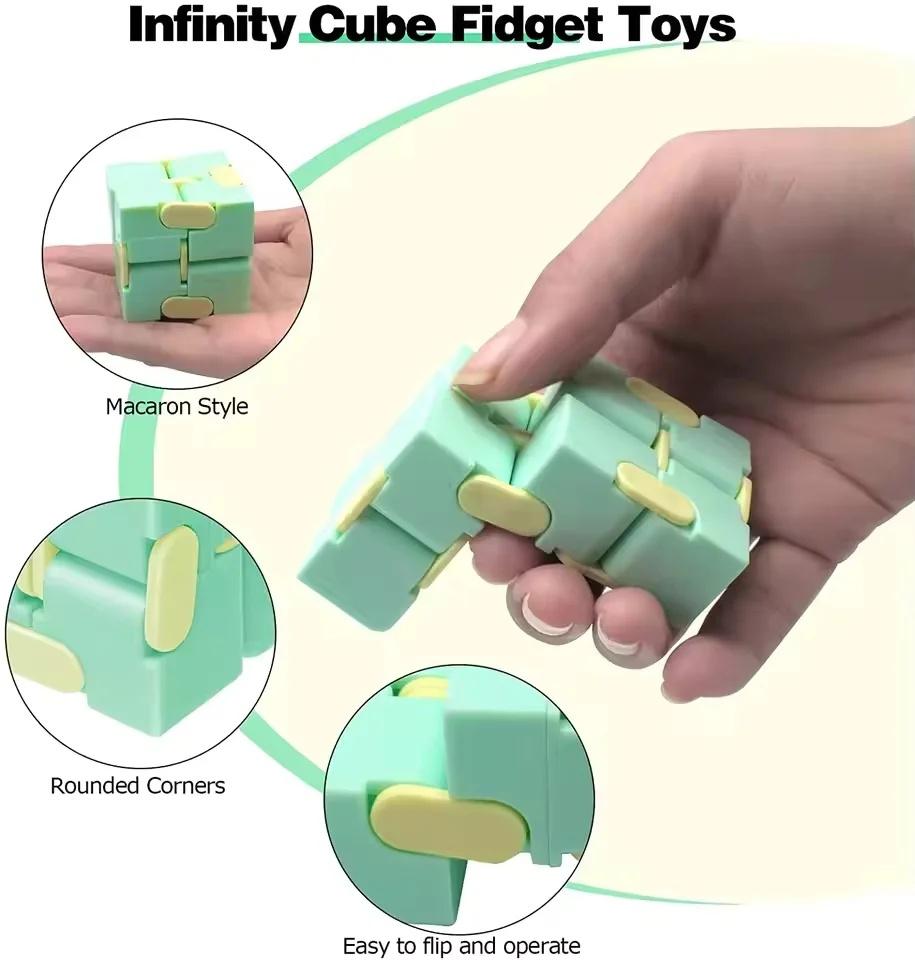 New Puzzle Cube Durable Exquisite Decompression Toy Infinity Magic Cube For Adults Kids Fidget Toys Antistress Anxiety Desk Toy