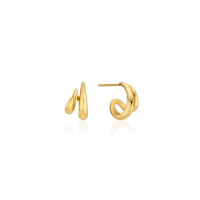 [Byyer] Silver (Y) Tooth Hoop Earrings Bh7E4B732Y9Xxx