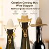 Creative Silicone Cowboy Hat Wine Cork Champagne Beer Bottle Stopper Beverage Leak-Proof Sealer Cap Plug Kitchen Bar Accessories