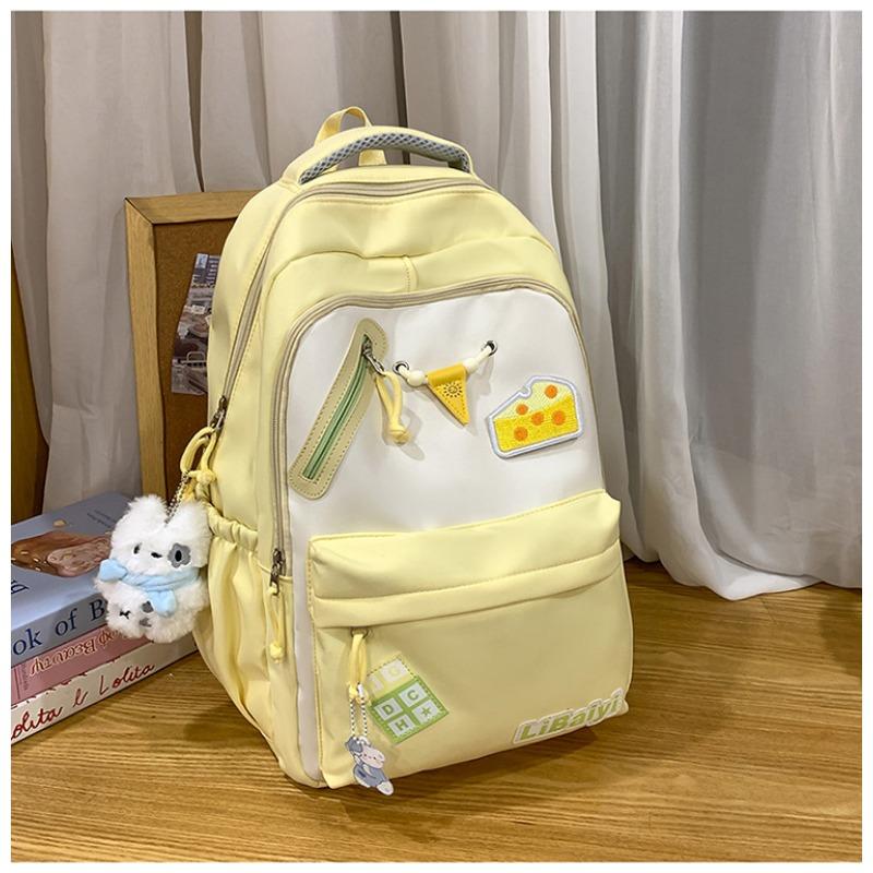School Bag New High-value College Style Fresh and Sweet Make-up Bag Junior High School Students Lightweight Large-capacity Backpack