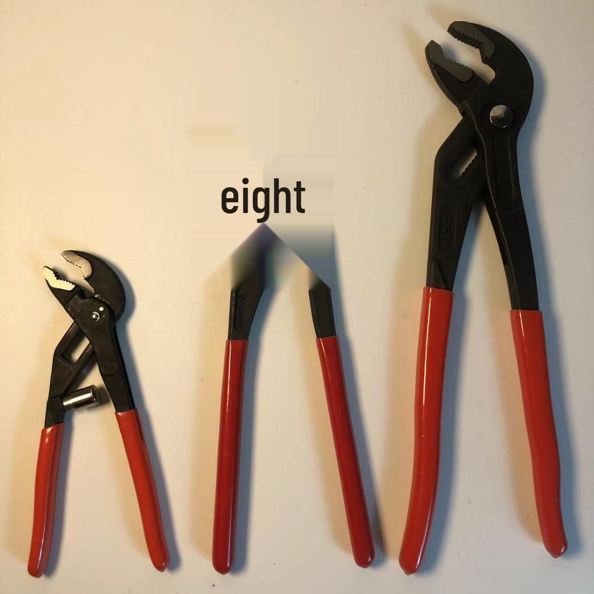 

Многофункциональные регулируемые клещи для водяного насоса с рукояткой с полимерным покрытием и большим зевом 7-inch Quick Pump Pliers