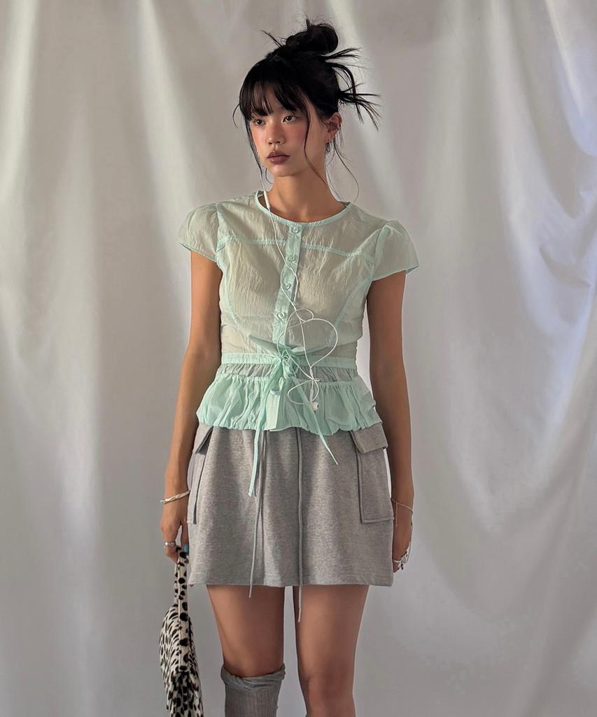 MIXXO Cargo Mini Elastic Skirt_Miwwmg60Ms/Miwwmg70Qg