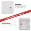 With 2 Keys RV Cable Hatch Door 215*205mm RV Power Cord Hatch Cover  Cable Management