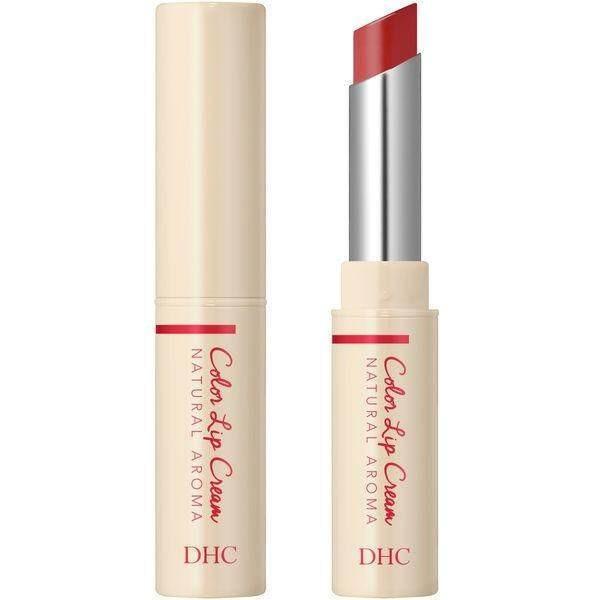 DHC Rich Moisture Color Lip Cream Natural Aroma Wine Red Woody Citrus  Cassis Rose Sweet Flower Fragrance 15g