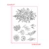 Flower Silicone Clear Stamps for Card Making Scrapbooking Embossing DIY Craft Album Rubber Seal Stamps Decoration